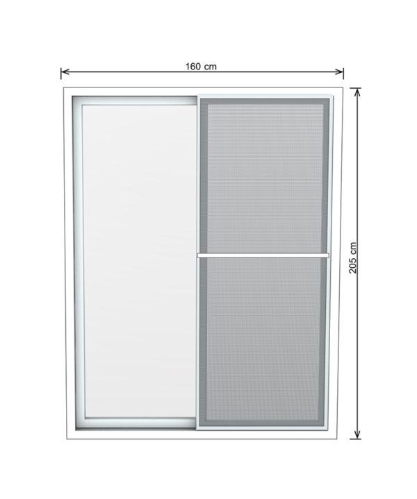 Double sliding door 160x205